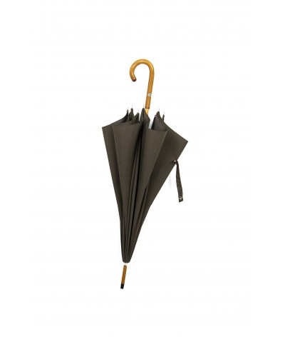 → Umbrella-Parasol - "The Plains" - Khaki - Long manual - Umbrella Manufacturer Maison Pierre Vaux