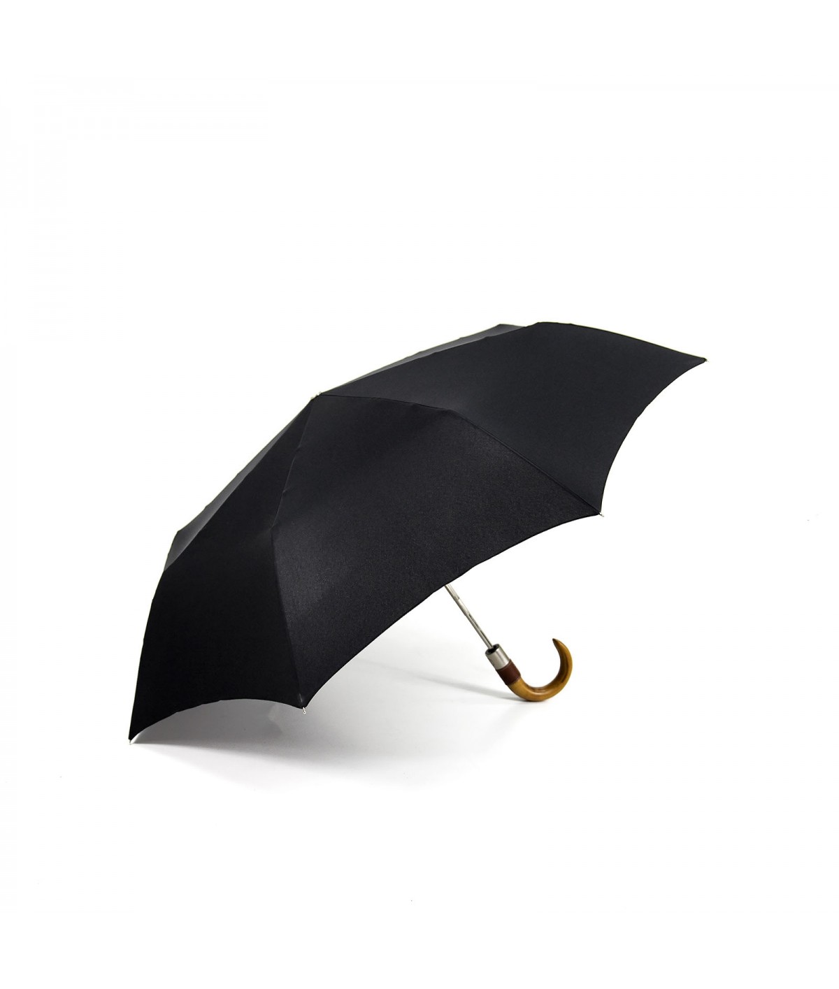 → Longchamp - "Men's Umbrella" Rifle - Mini Automatic - by the French Umbrellas Manufacturer Maison Pierre Vaux