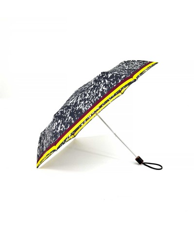 → Longchamp Umbrella "Appaloosa" Black - Mini manual by the French Umbrellas Manufacturer Maison Pierre Vaux