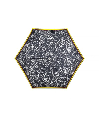 → Longchamp Umbrella "Appaloosa" Black - Mini manual by the French Umbrellas Manufacturer Maison Pierre Vaux