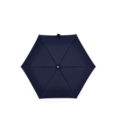 →  Longchamp Umbrella "Micro Club Folding" - Navy - Mini manual pencil - by the French Umbrella Manufacturer Maison Pierre Vaux