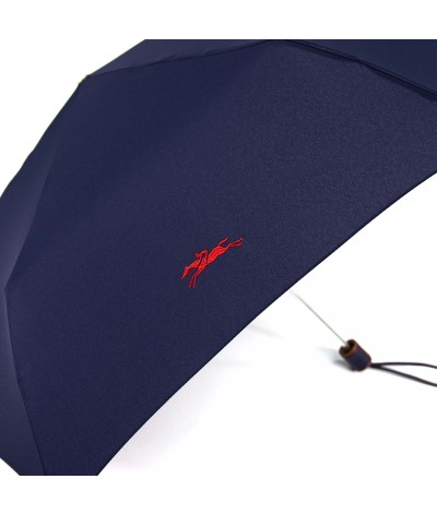 →  Longchamp Umbrella "Micro Club Folding" - Navy - Mini manual pencil - by the French Umbrella Manufacturer Maison Pierre Vaux