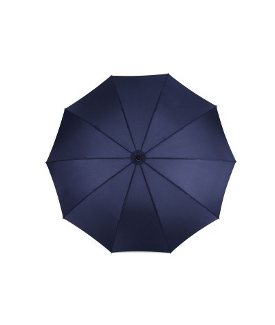 → Longchamp Umbrella "Classic Men" Navy - Manual opening by the French Umbrellas Manufacturer Maison Pierre Vaux