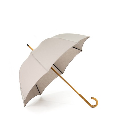 → Umbrella-Parasol - "The Plains" -  Grey Mastic - Long manual - Umbrella Manufacturer Maison Pierre Vaux