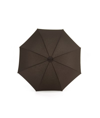 → Umbrella-Parasol - "The Plains" - Chacolate - Long manual - Umbrella Manufacturer Maison Pierre Vaux