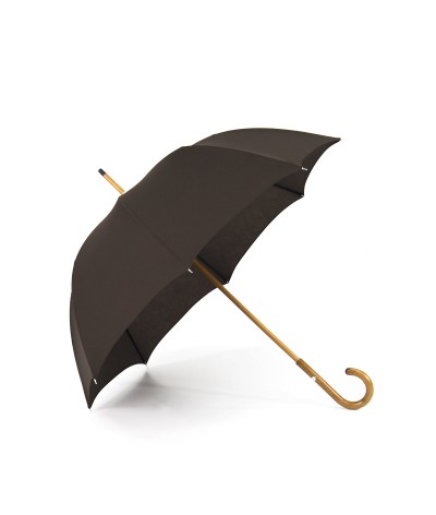 → Parapluie-Ombrelle Long - Série Limitée "Les Unis" - Chocolat