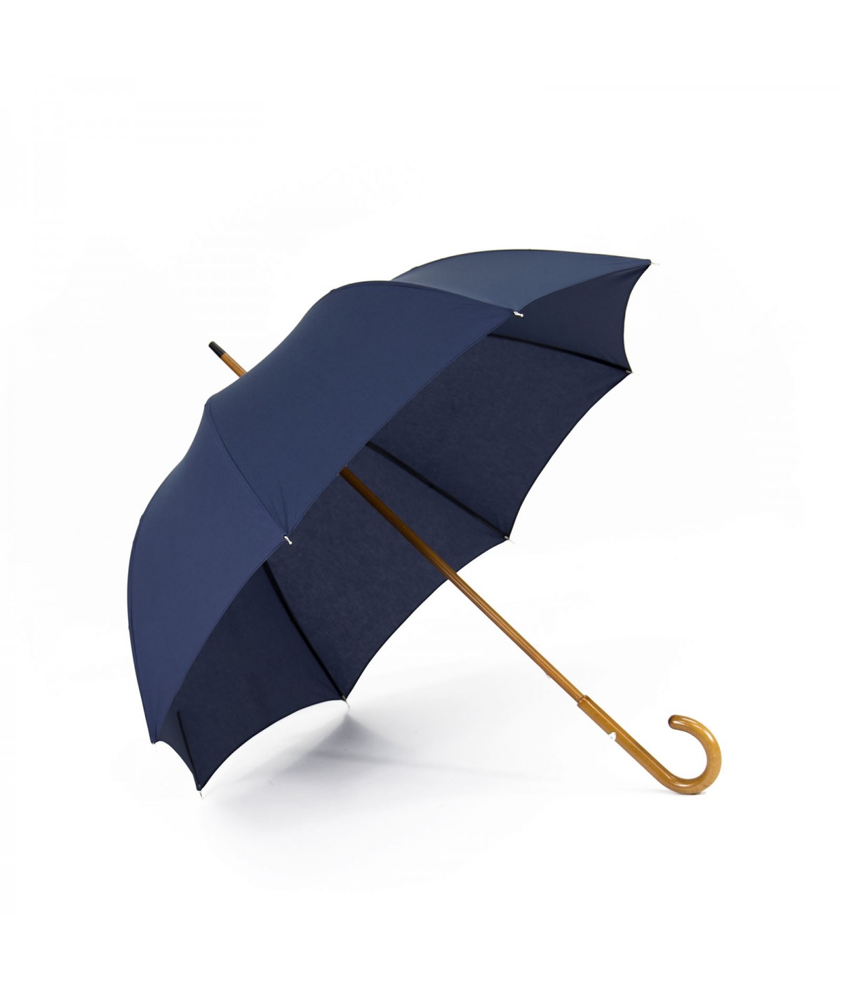 → Umbrella-Parasol - "The Plains" - Navy - Long manual - Umbrella Manufacturer Maison Pierre Vaux