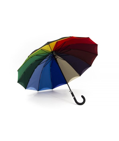 → Parapluie "Arc en Ciel" - Couleurs Vives - Parapluie pas Cher
