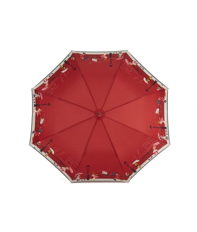 → Parapluie "Tempête" - Rouge -  Parapluie Solide et Résistant