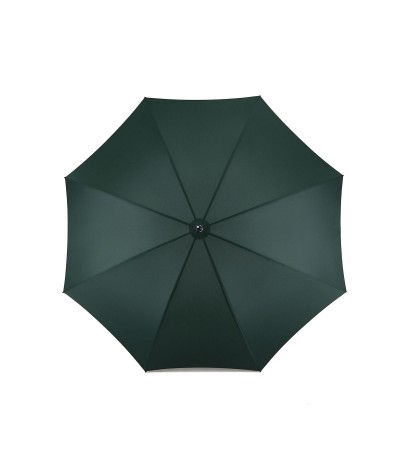 → "The Golf" Umbrella - Manual - Green - Curved wooden handle - Handcrafted in France by Maison Pierre Vaux