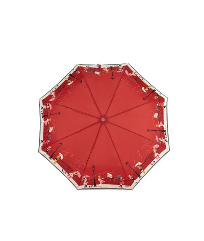 → Parapluie "Tempête Pliant" - Rouge -  Parapluie Solide et Résistant