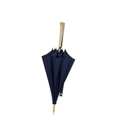 → "Joséphine" Parasol - Navy - Sun Umbrellas Handcrafted in France by the Umbrellas Manufacturer Maison Pierre Vaux