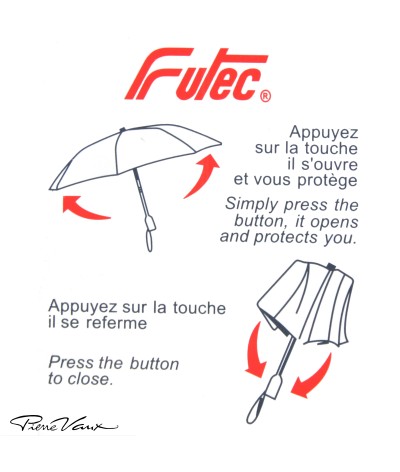 → "Mini Golf " Umbrella - Scottish N°6 - Automatic Opening/Closing - Umbrella Manufacturer Maison Pierre Vaux