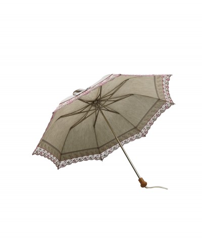 → Parasol "Small Flower" - Folding Sun Umbrellas Handcrafted in France by the Umbrellas Manufacturer Maison Pierre Vaux