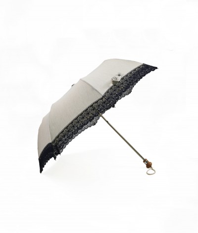 → Ombrelle "Demoiselle" pliante à Dentelle - Made in France par le leader des fabricants de parapluies français Maison Pierre