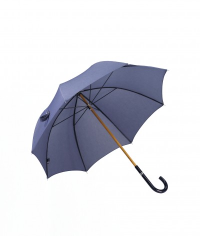 → Parapluie - Le "Denim 01" Classique - Parapluie Long en tissu jean's - Made in France - Maison Pierre Vaux