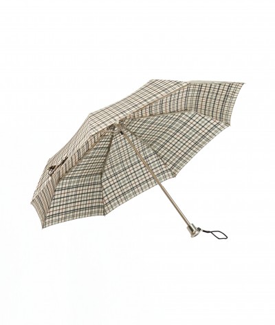 Parapluie Homme Mini Housse de Pluie Manuelle 8 Bâtons 54 Cm Perletti  Ecossais