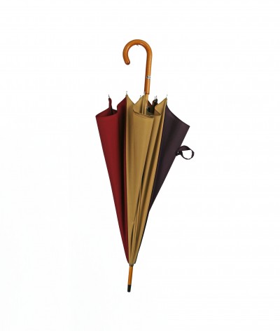 → Parapluie "L'Harmonie des Teintes"  - Col. N°7 - Long manuel - Fabrication Française - Maison Pierre Vaux