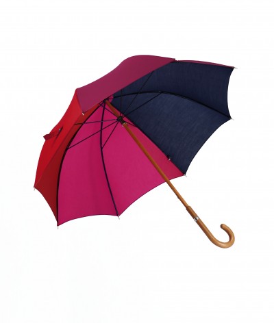 → "The Harmony of Shades" Umbrella - Col. N°3 - Long manual Handcrafted by the French Umbrellas Manufacturer Maison Pierre Vaux