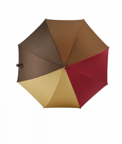 → "The Harmony of Shades" Umbrella - Col. N°7 - Long manual Handcrafted by the French Umbrellas Manufacturer Maison Pierre Vaux
