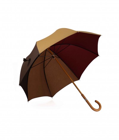 → Parapluie "L'Harmonie des Teintes"  - Col. N°7 - Long manuel - Fabrication Française - Maison Pierre Vaux