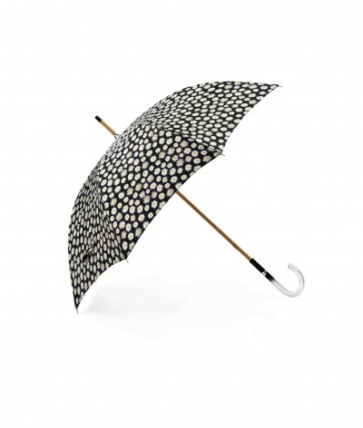 → Parapluie Satin Imprimé Fantaisie - Long Manuel N°1 - Made in France par Maison Pierre Vaux Fabricant Français de Parapluie