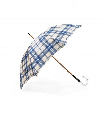 → Parapluie Satin Imprimé Fantaisie - Long Manuel N°9 - Made in France par Maison Pierre Vaux Fabricant Français de Parapluie
