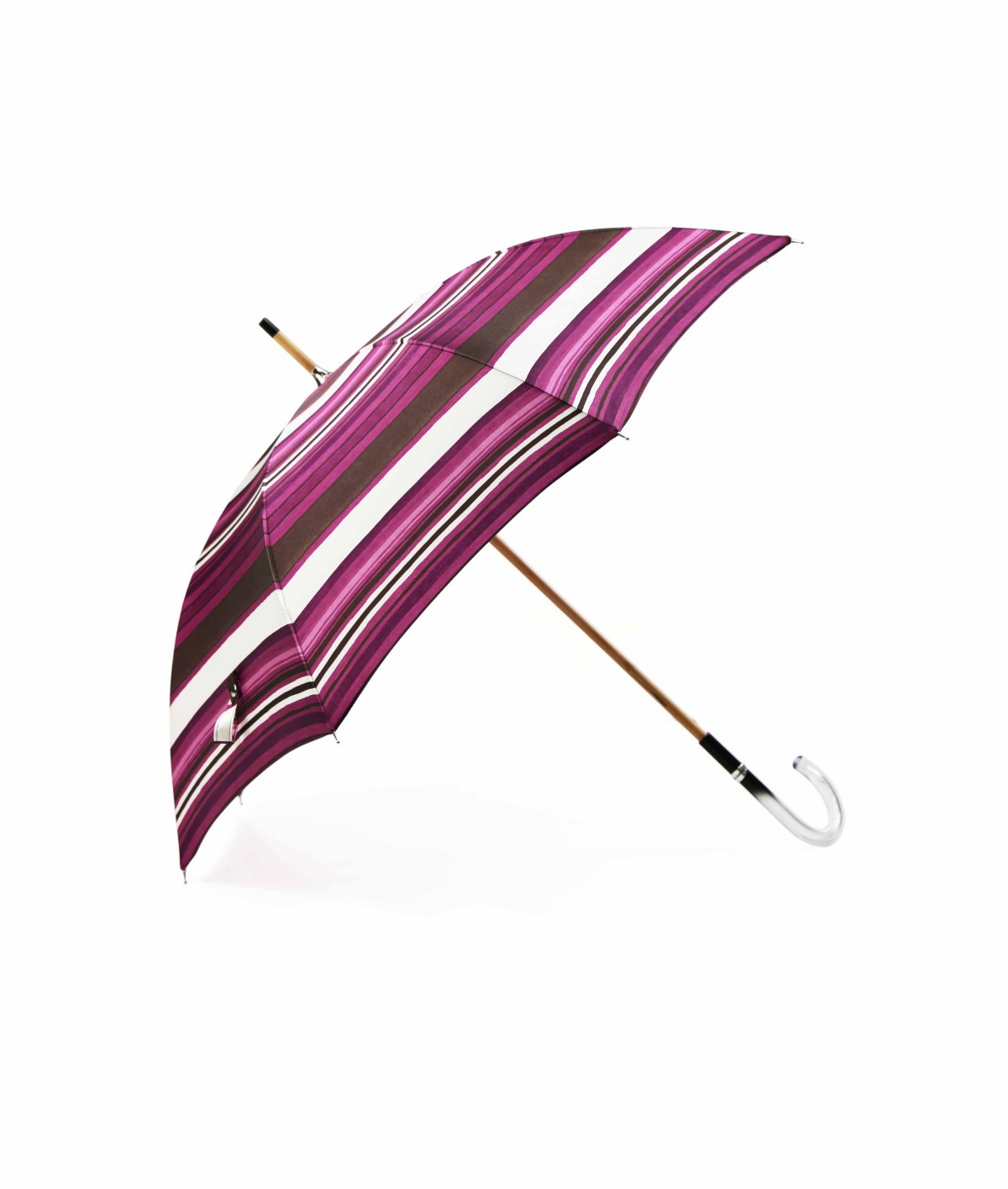→ Parapluie Satin Imprimé Fantaisie - Long Manuel N°17 - Made in France par Maison Pierre Vaux Fabricant Français de Parapluie