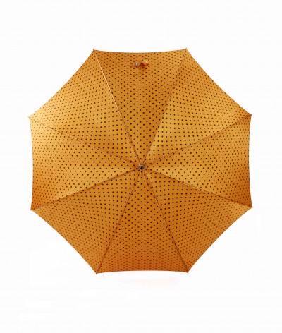 → Parapluie Satin Imprimé Fantaisie - Long Manuel N°19 - Made in France par Maison Pierre Vaux Fabricant Français de Parapluie