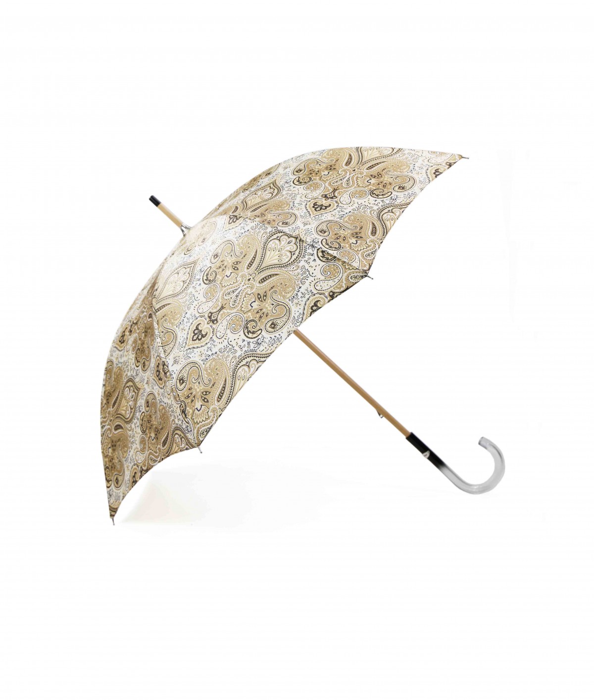 → Parapluie Satin Imprimé Fantaisie - Long Manuel N°21 - Made in France par Maison Pierre Vaux Fabricant Français de Parapluie