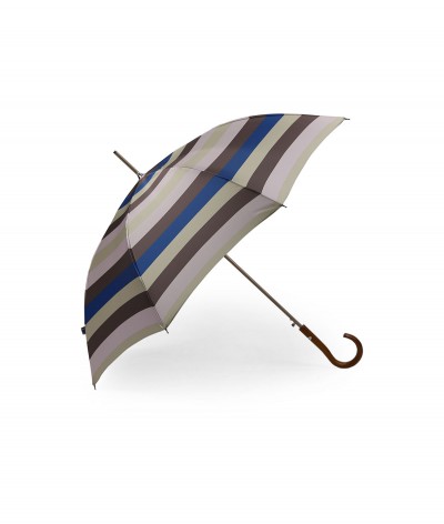→ Parapluie Satin Imprimé Fantaisie - Long Automatic N°2 - Made in France par Maison Pierre Vaux Fabricant Français de Parapluie