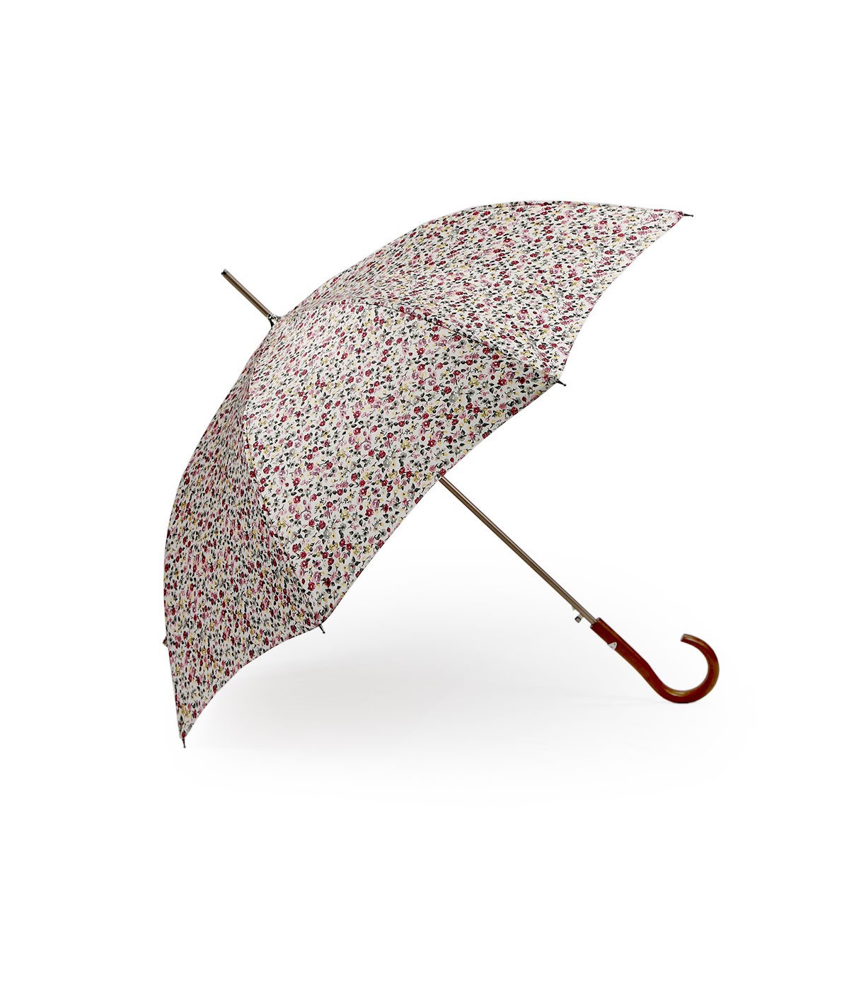 → Parapluie Satin Imprimé Fantaisie - Long Automatique N°6 - Made in France par Maison Pierre Vaux Fabricant Français de Paraplu