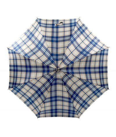 → Parapluie Satin Imprimé Fantaisie - Long Automatic N°9 - Made in France par Maison Pierre Vaux Fabricant Français de Parapluie