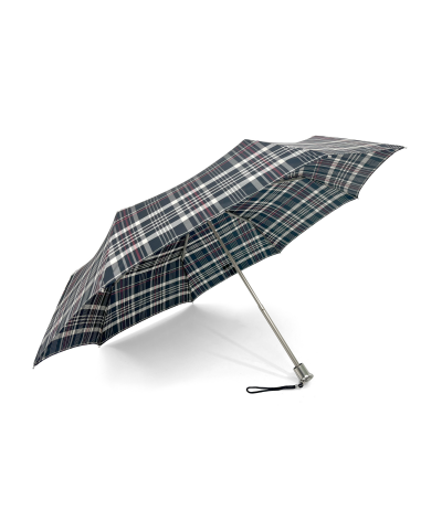 → Parapluie "Mini Manuel" - Écossais n°2- Parapluie Pliant manuel résistant au Vent, Pratique et Léger
