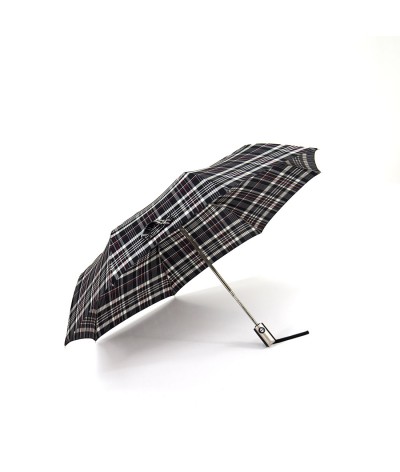 → Parapluie "Mini Automatique" - Écossais n°2- Parapluie Pliant manuel résistant au Vent, Pratique et Léger