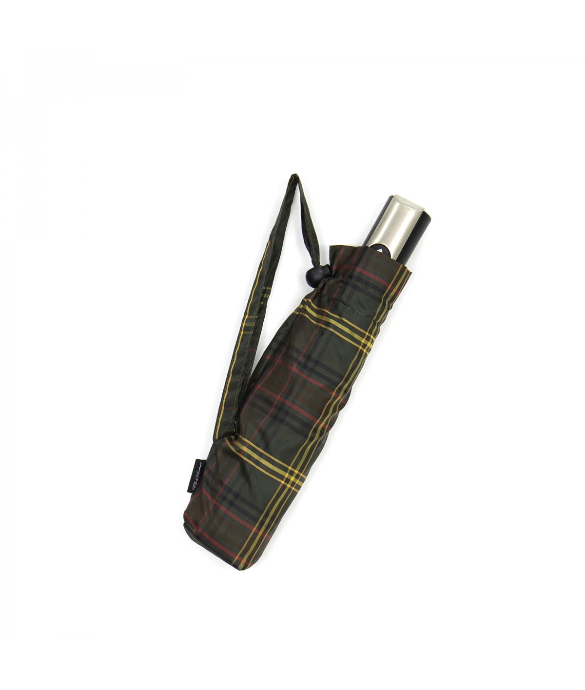 Parapluie Auto-pliant Kmart – Rouge Blanc Noir, Nylon Hydrofuge