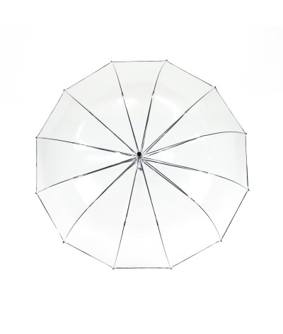 →  Parapluie "Transparent 12 PANS " - Noir - Parapluie Made in France par Maison Pierre Vaux