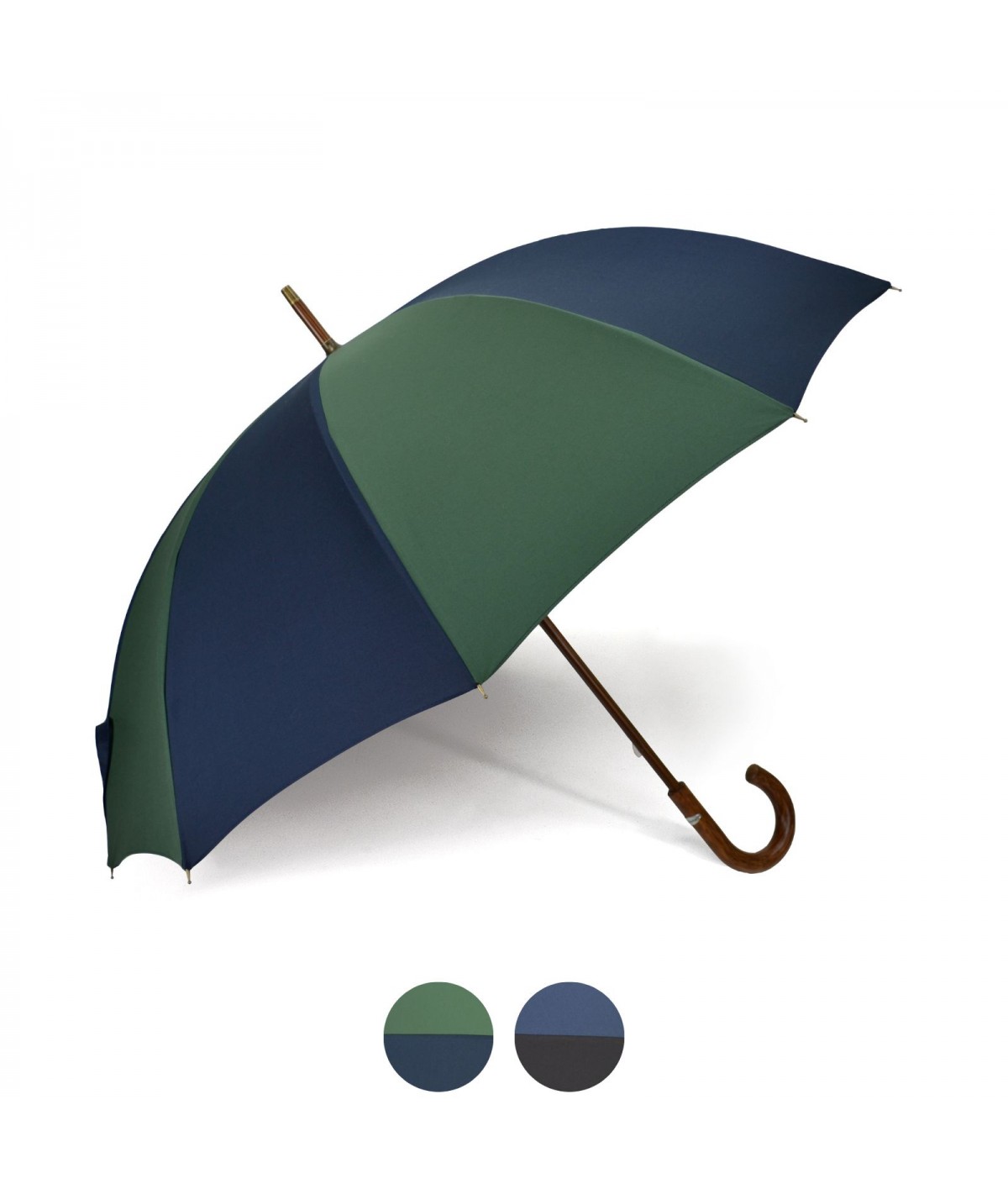 Parapluie de golf manuel bicolore
