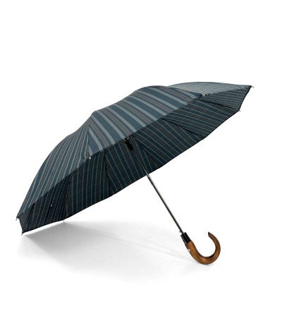 → Parapluie "Le Pratique & Chic" Pliant Fantaisie Homme - Automatique 10 baleines - Maison Pierre Vaux