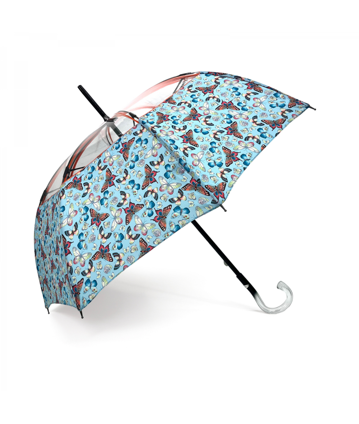 →  Parapluie "Cloche Imprimé Parapluie et Transparent" - Parapluie Made in France par Maison Pierre Vaux