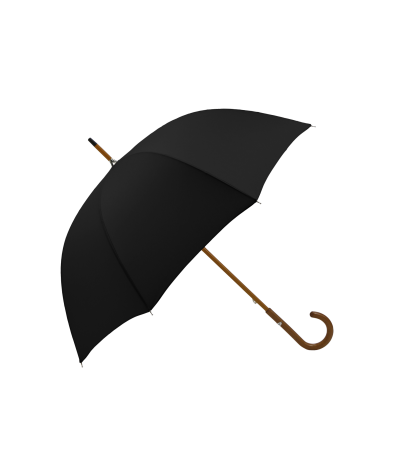 → Parapluie-Ombrelle Long - Série Limitée "Les Unis" - Noir